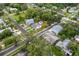 Aerial view of the home and surrounding neighborhood at 1001 E New Orleans Ave, Tampa, FL 33603