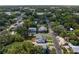 Aerial view of a newly renovated home situated on a quiet residential street at 1001 E New Orleans Ave, Tampa, FL 33603