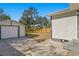 Large backyard with detached garage and plenty of space at 1001 E New Orleans Ave, Tampa, FL 33603
