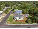 Aerial view of a charming house and neighborhood at 1001 E New Orleans Ave, Tampa, FL 33603