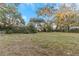 Large backyard with mature trees and open space at 615 16Th Nw St, Largo, FL 33770