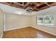 Empty bedroom with damaged ceiling and window at 615 16Th Nw St, Largo, FL 33770