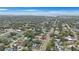 Wide aerial view of neighborhood and waterfront at 1636/1640 Nebraska Ave, Palm Harbor, FL 34683