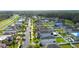 Large community with various house styles at 20028 Satin Leaf Ave, Tampa, FL 33647