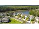 Luxury homes surrounding a peaceful lake at 20028 Satin Leaf Ave, Tampa, FL 33647