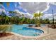 Relaxing pool area with lounge chairs and palm trees at 20028 Satin Leaf Ave, Tampa, FL 33647