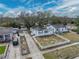 Bird's-eye view of the house and its surrounding area at 3908 W North B St, Tampa, FL 33609