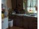 View of kitchen sink, countertops, and cabinets at 5748 Montana Ave, New Port Richey, FL 34652