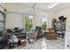 Bright and spacious garage with ample storage shelving at 6317 Brevada Ln, Apollo Beach, FL 33572
