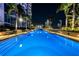 Enjoy nighttime swims in this resort-style pool at 777 N Ashley Dr # 2613, Tampa, FL 33602