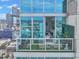 City view balcony with glass enclosure at 777 N Ashley Dr # 2613, Tampa, FL 33602
