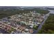 Aerial view of waterfront homes and community at 9830 San Sierra Way, Port Richey, FL 34668