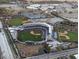 Aerial view of a baseball stadium in Tampa, Florida at 10026 Crested Fringe Dr, Riverview, FL 33578