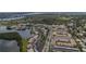 Aerial view showcasing the community and waterfront at 10036 63Rd N Ave # 23, St Petersburg, FL 33708