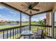 Relaxing screened balcony overlooking a golf course and lake at 2400 Feather Sound Dr # 926, Clearwater, FL 33762