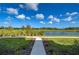 Walkway to the lake from a backyard patio at 3731 Tea Leaf Aly, Land O Lakes, FL 34638
