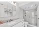 Updated bathroom with modern vanity and walk-in shower at 4530 Pinebrook Cir # 208, Bradenton, FL 34209