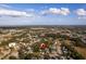 Aerial view showing home's location in a residential neighborhood at 5344 Lowell Ave, Spring Hill, FL 34609