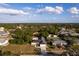 Aerial view showing home's location in a residential neighborhood at 5344 Lowell Ave, Spring Hill, FL 34609