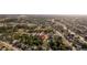 Aerial view showing home's location in a residential neighborhood at 5344 Lowell Ave, Spring Hill, FL 34609