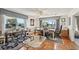 Home office with built-in shelving and a view of the outdoors at 1050 Riverside Dr # A201, Palmetto, FL 34221
