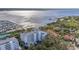 Aerial view of waterfront property with boat slips and charming homes at 1050 Riverside Dr # A201, Palmetto, FL 34221