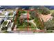 Beautiful waterfront property with lush landscaping, pool and marked lot lines; ready for new construction at 306 Blanca Ln, Tampa, FL 33606