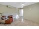Bright office with tiled floor, ceiling fan, and seating at 3302 E Maritana Dr, St Pete Beach, FL 33706