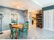 Charming dining area with a wood table and green chairs at 345 Bayshore Blvd # 610, Tampa, FL 33606