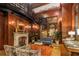 Relaxing lounge with fireplace, spiral staircase, and comfortable seating at 345 Bayshore Blvd # 610, Tampa, FL 33606
