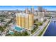 Luxury high-rise building with city skyline and river views at 345 Bayshore Blvd # 610, Tampa, FL 33606