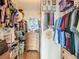 Large walk-in closet with ample shelving and hanging space at 345 Bayshore Blvd # 610, Tampa, FL 33606