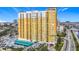 High rise condominium building with many floors and lots of parking at 345 Bayshore Blvd # 610, Tampa, FL 33606