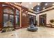 Elegant building lobby featuring high ceilings, tiled floors, a seating area, and ornate details at 345 Bayshore Blvd # 610, Tampa, FL 33606