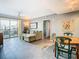 Spacious living room featuring a comfortable sectional sofa and a dining area at 345 Bayshore Blvd # 610, Tampa, FL 33606