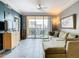 Spacious living room with sectional sofa and access to balcony at 345 Bayshore Blvd # 610, Tampa, FL 33606