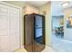 Kitchen features a black refrigerator and additional cabinetry at 345 Bayshore Blvd # 610, Tampa, FL 33606