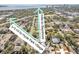 Aerial view of the home's location near Hyde Park Village and Bayshore Blvd at 411 S Fremont Ave # B, Tampa, FL 33606