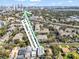 An aerial view of neighborhood, showing close proximity (1.5 miles) to Downtown at 411 S Fremont Ave # B, Tampa, FL 33606