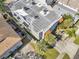 Aerial view of building and parking at 411 S Fremont Ave # B, Tampa, FL 33606