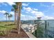 Enjoy waterfront living with this private boat dock and relaxing seating area at 165 Marina Del Rey Ct, Clearwater Beach, FL 33767