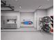 Well-organized garage with ample storage solutions and a workspace at 4441 Pompano Se Dr, St Petersburg, FL 33705