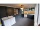 Enclosed laundry area with washer and dryer hookups and screened enclosure at 4614 Webster St, Tampa, FL 33610