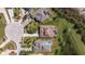 Bird's-eye view of house and neighborhood at 10200 Shooting Star Ct, New Port Richey, FL 34655