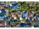 Bird's-eye view of residential neighborhood at 16183 Colchester Palms Dr, Tampa, FL 33647