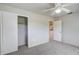 Bedroom with large closet and access to another room at 18138 Lake Worth Blvd, Port Charlotte, FL 33948