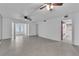 Open living area with a view into the bathroom and laundry area at 3078 Eastland Blvd # 304, Clearwater, FL 33761