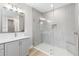 Modern bathroom with a large walk-in shower at 6773 Summit View Dr, Brooksville, FL 34601