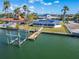 Waterfront home with private dock and solar panels at 12520 4Th E St, Treasure Island, FL 33706