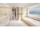 Elegant bathroom featuring a large vanity, soaking tub, and a walk-in glass shower at 13811 Shady Shores Dr, Tampa, FL 33613